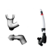 Gull Snorkel Super Bullet Black Silicone
